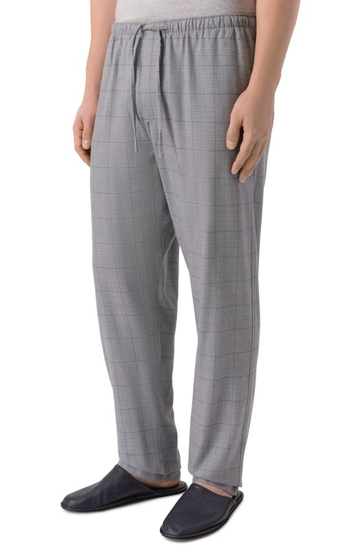 Домашние брюки из хлопка и шерсти Zimmerli 4600-75180 Серый  4600-75180 Фото 3