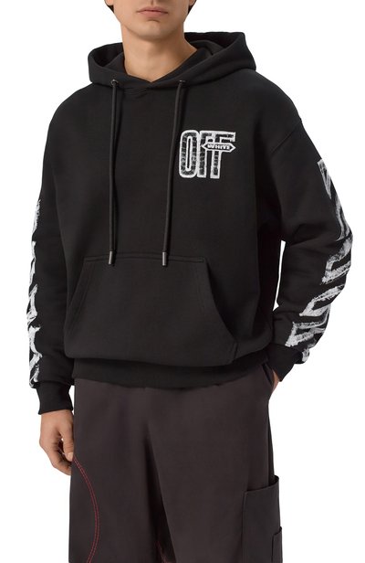 Хлопковое худи OFF-WHITE, арт. 0MBB085F26FLE00L0, фото 3