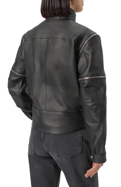 Кожаная куртка BLUMARINE, арт. 2L085A, фото 4