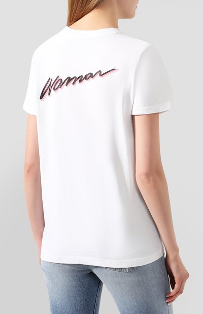 Хлопковая футболка OFF-WHITE, арт. 0WAA049R20B070990110, фото 4