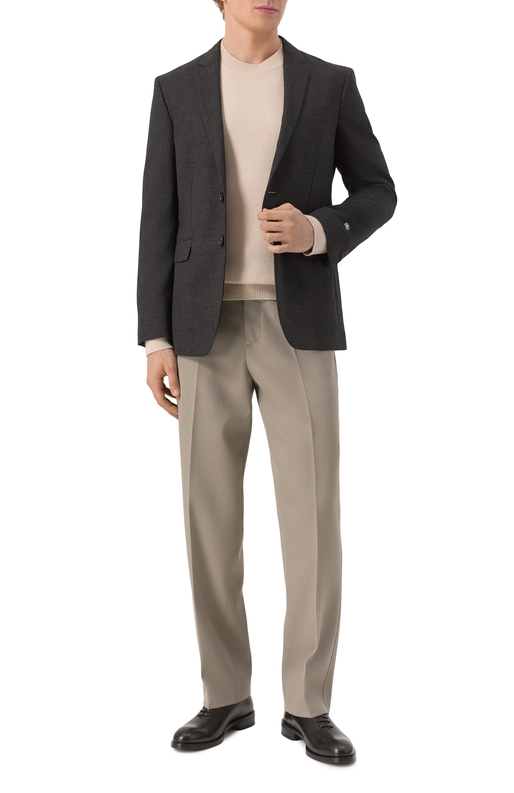 Шерстяной пиджак BURBERRY, арт. 8104945, фото 2