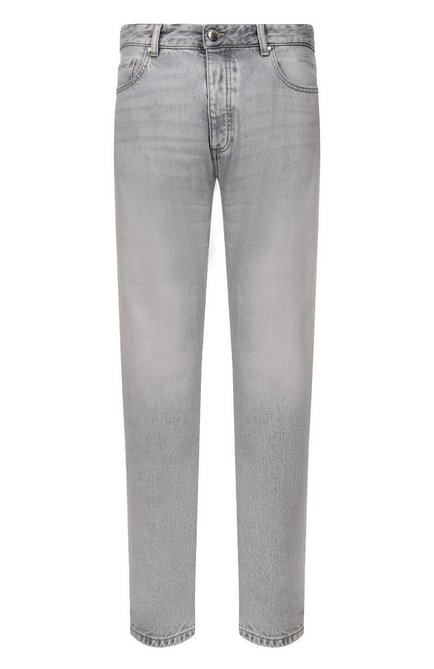 Мужские джинсы kanye ICON DENIM LA светло-серого цв�ета, арт. KANYE/ID8800 | Фото 1 (Длина (брюки, джинсы): Стандартные; Автоматизация состава: Проставлено; Материал внешний: Хлопок; Автоматизация ТО: Проставлено)