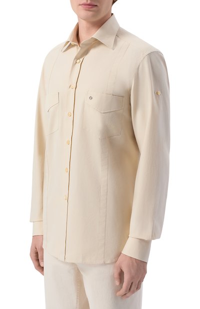 Хлопковая рубашка STEFANO RICCI, арт. MC008149/BX3128, фото 3