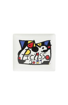 Поднос hommage a picasso BERNARDAUD разноцветного цвета, арт. 2577/8230 | Фото 1 (Региональные ограничения белый список (Axapta Mercury): Не проставлено; Нос: Не проставлено)