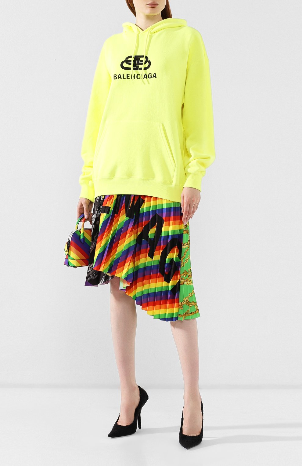 Хлопковое худи BALENCIAGA, арт. 583222/TFV61, фото 2