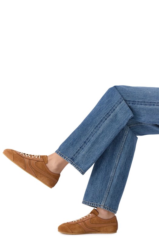 Замшевые кеды Dries Van Noten 011722-126-712 Коричневый  011722-126-712 Фото 2
