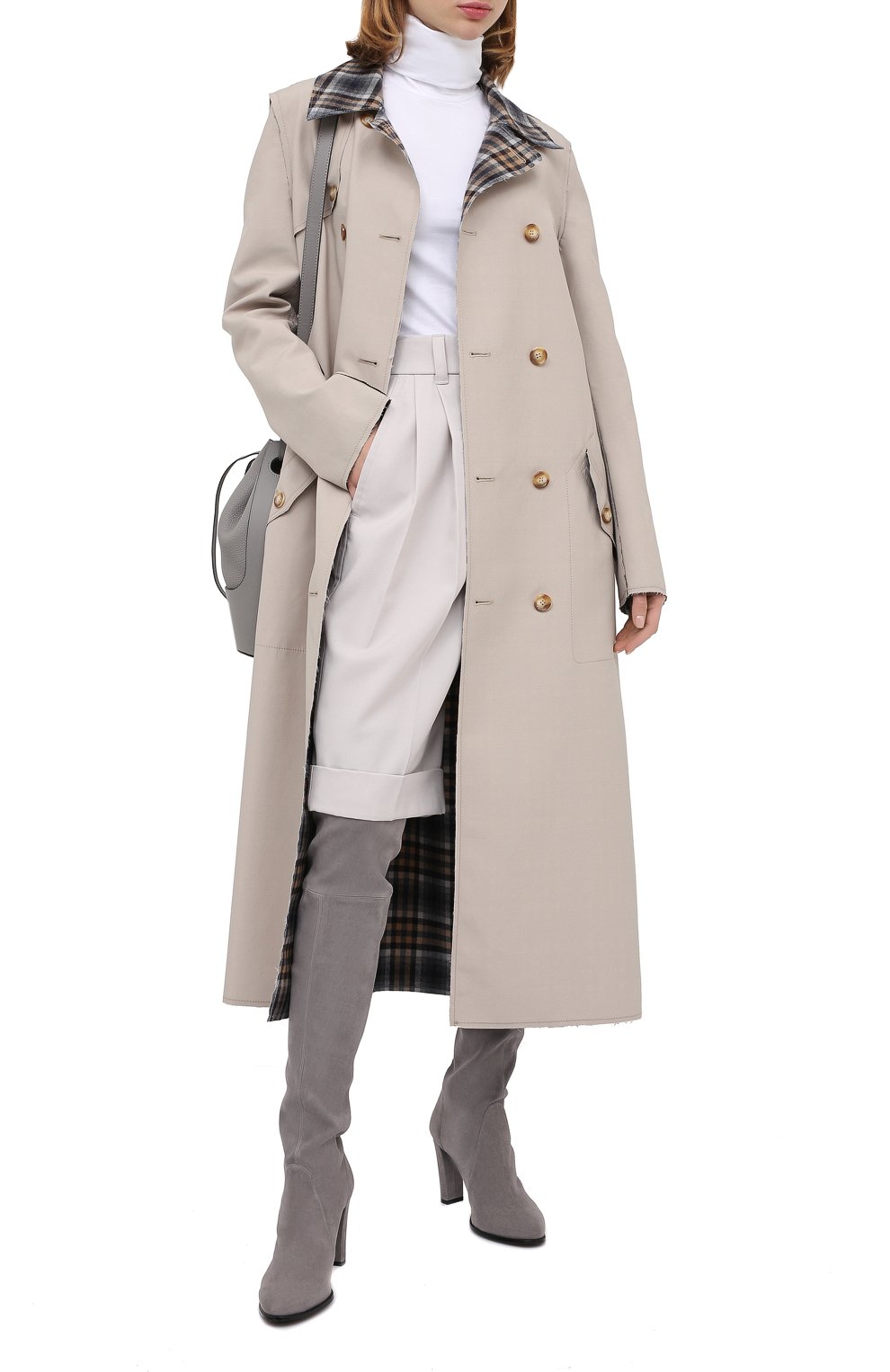 Замшевые ботфорты STUART WEITZMAN, арт. S0050, фото 2