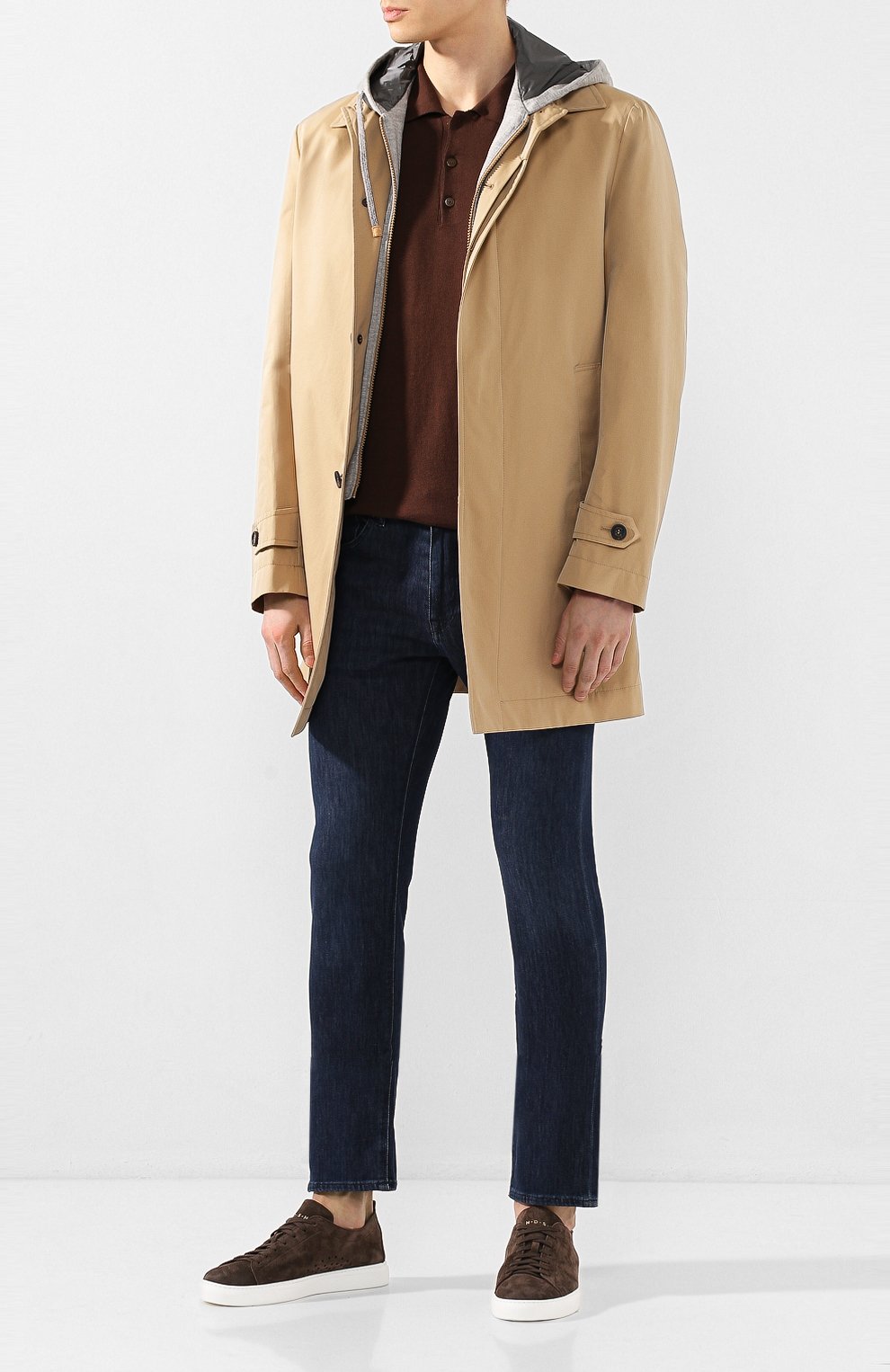 Хлопковый плащ ELEVENTY PLATINUM, арт. A75SP0A02 TES0A166, фото 2