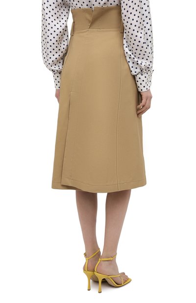 Хлопковая юбка VICTORIA BECKHAM, арт. 1121WSK002231C, фото 4