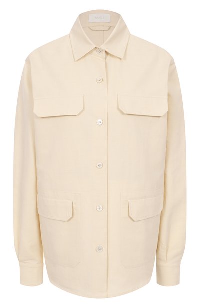 Женская рубашка из хлопка и льна MVST, арт. M25.2MW.B402