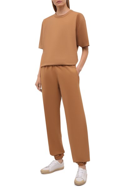 Хлопковые джоггеры HERON PRESTON FOR CALVIN KLEIN горчичного цвета по цене 16800 руб., арт. K20K203537, фото 2 Хлопковые джоггеры HERON PRESTON FOR CALVIN KLEIN, арт. K20K203537, фото 2