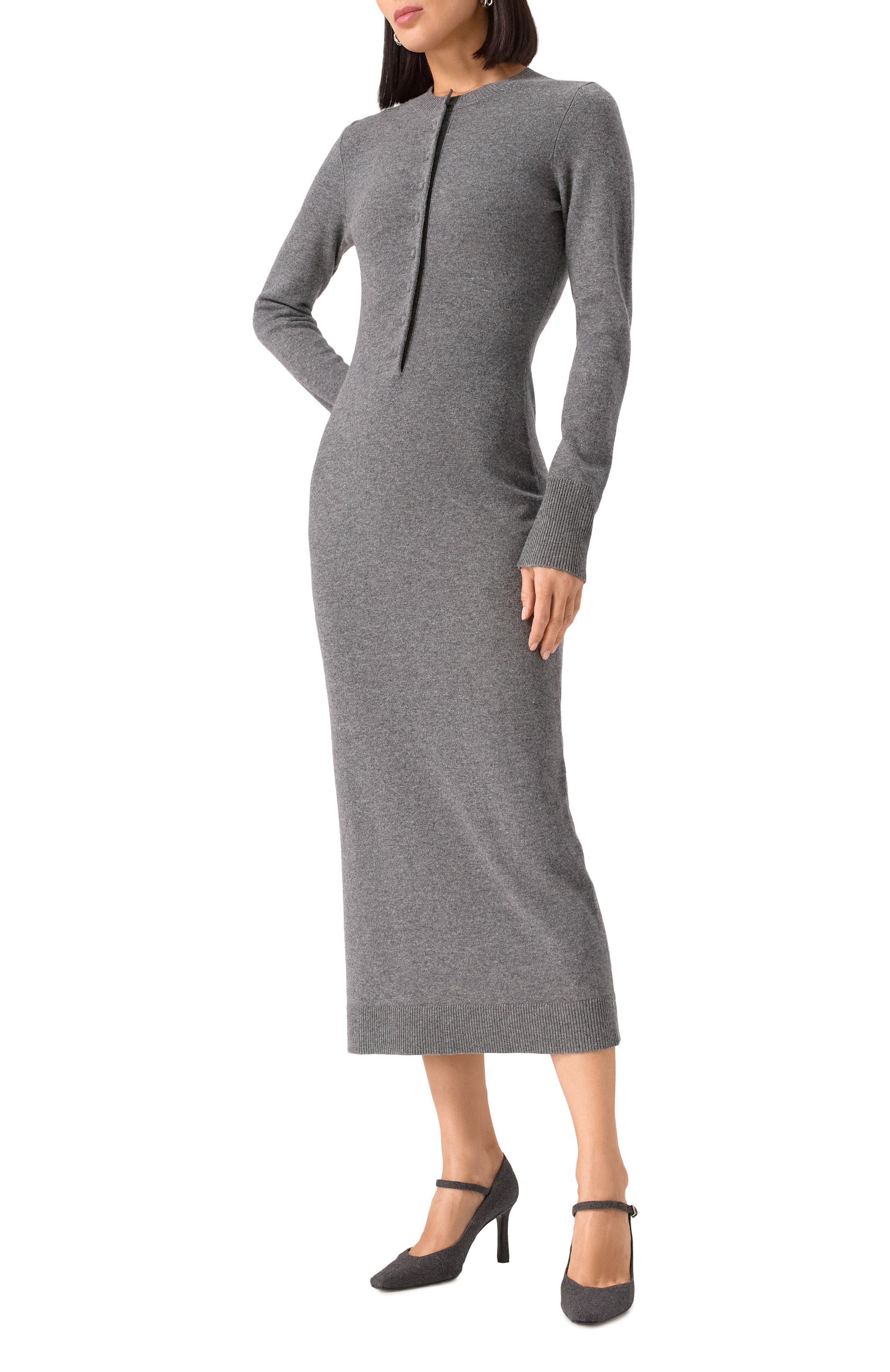 Платье из шерсти и кашемира ELLYME, арт. 00217, фото 2