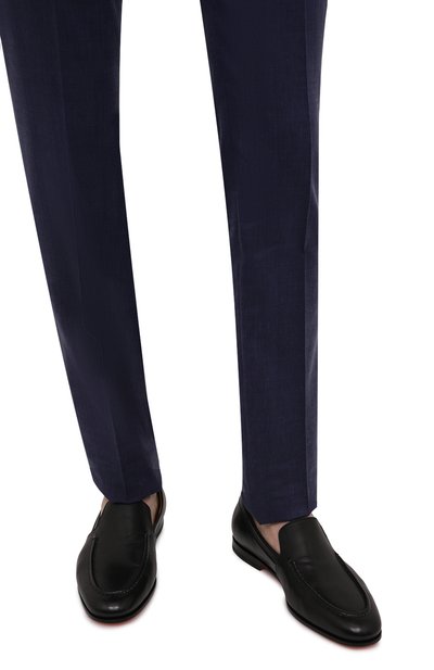 Кожаные лоферы SANTONI, арт. MCCG18000SA4BSLFN01, фото 3