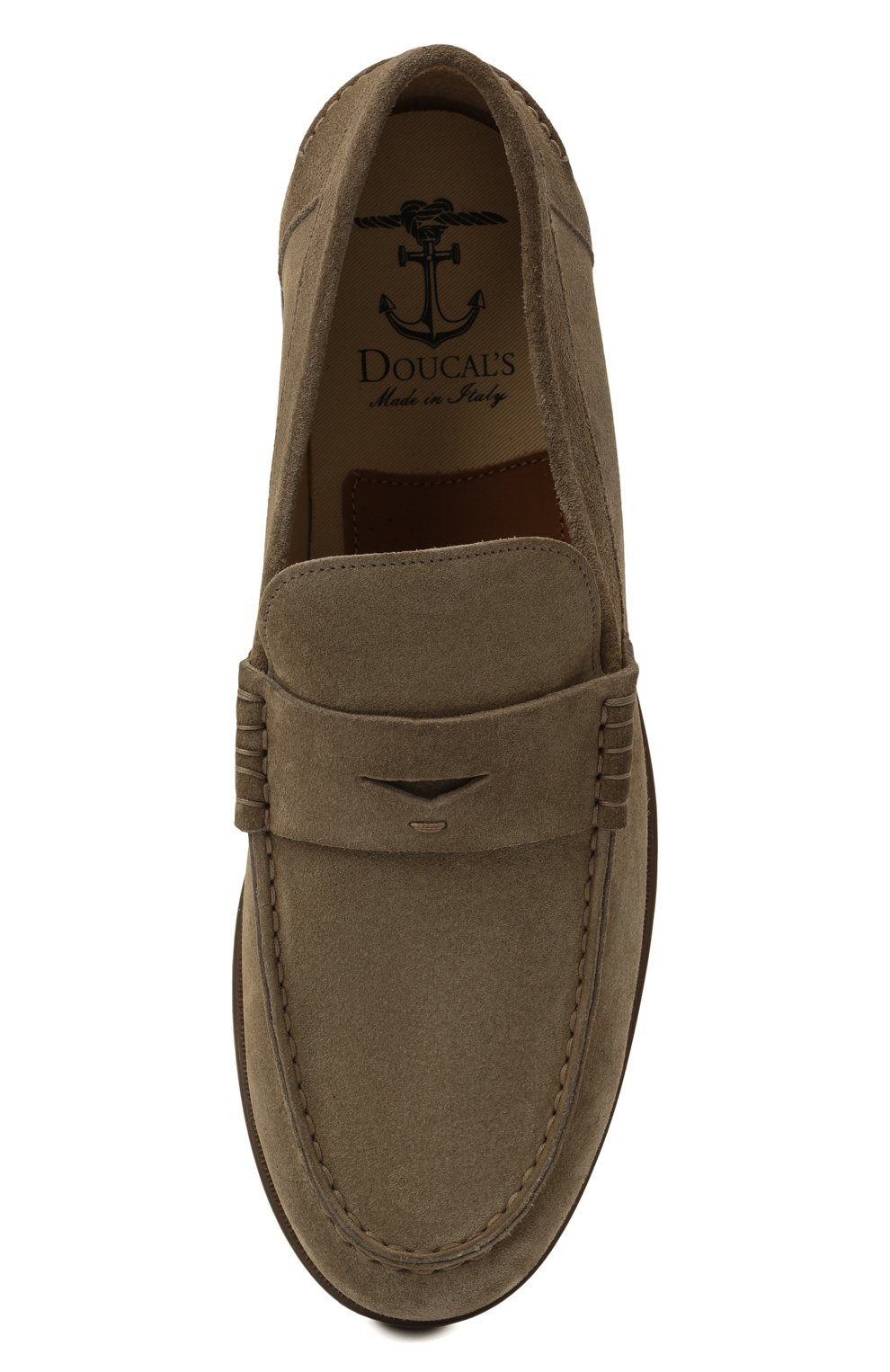 Замшевые пенни-лоферы DOUCAL'S, арт. DU3010SAILUF106DM44, фото 6
