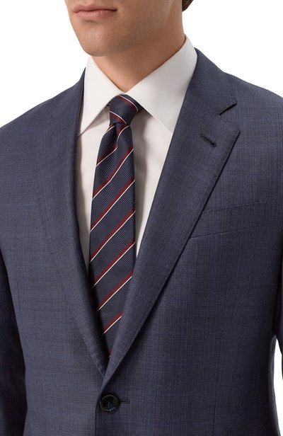 Мужской шелковый галстук GIORGIO ARMANI, арт. GM000800/TE22447