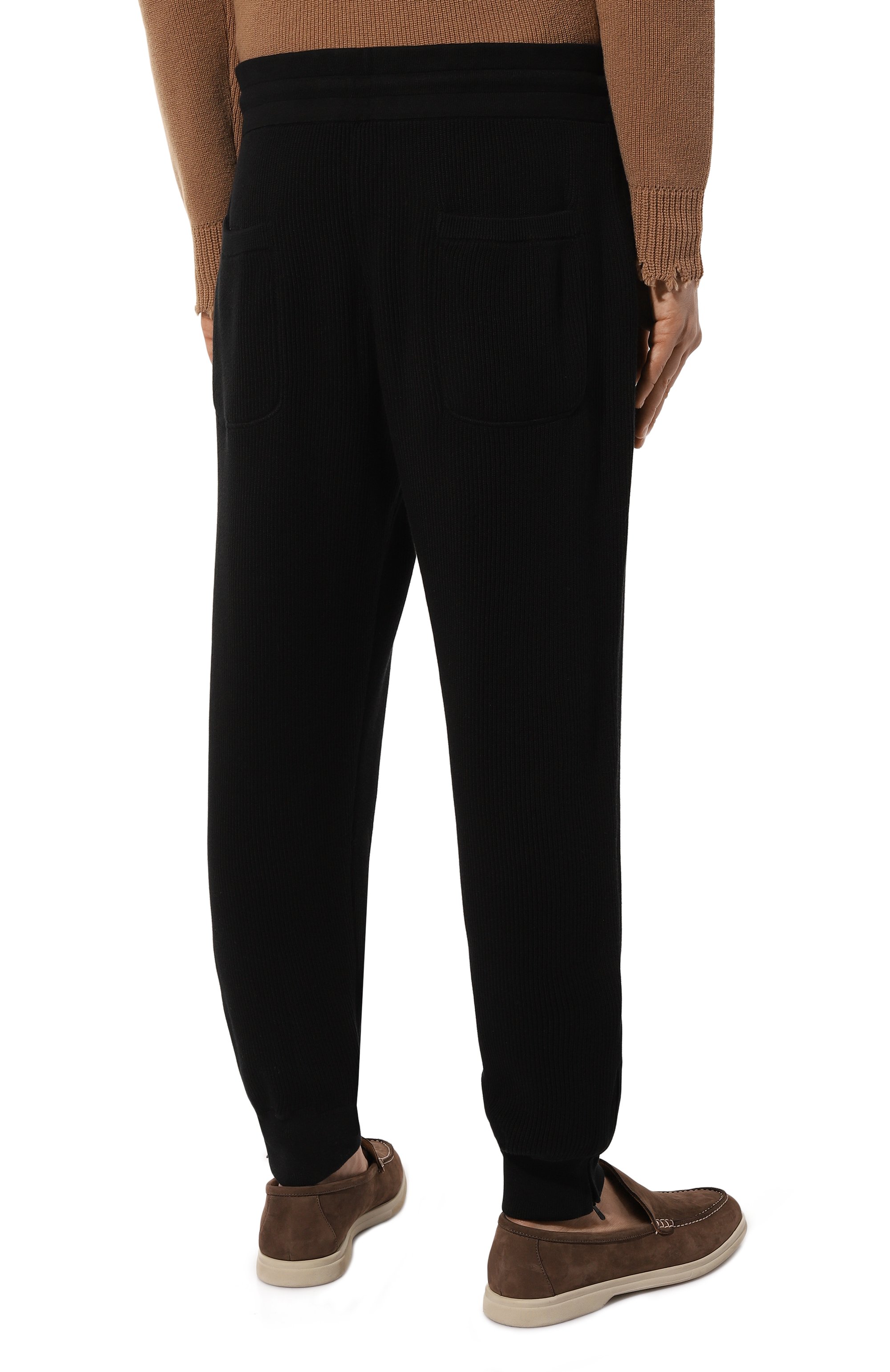 Хлопковые джоггеры BRUNELLO CUCINELLI, арт. M2920B2310, фото 4