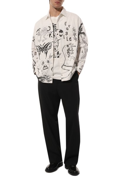 Хлопковая рубашка DOMREBEL, арт. TATT00/L0NGSLEEVE SHIRT, фото 2