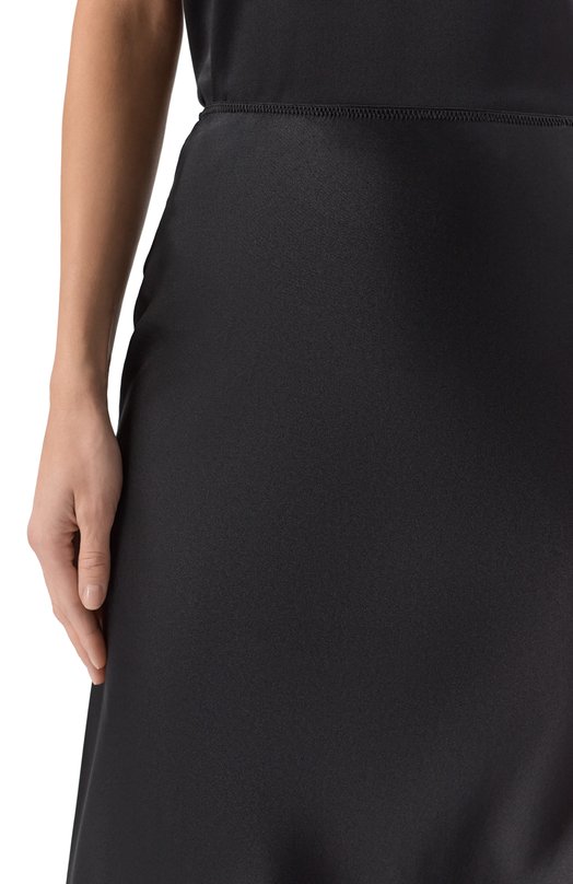 Атласная юбка Dorothee Schumacher 049504 Чёрный  049504 Фото 5