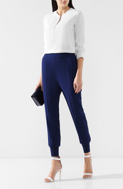 Джоггеры STELLA MCCARTNEY синего цвета по цене 56100 руб., арт. 341416/SCA06, фото 2 Джоггеры STELLA MCCARTNEY, арт. 341416/SCA06, фото 2