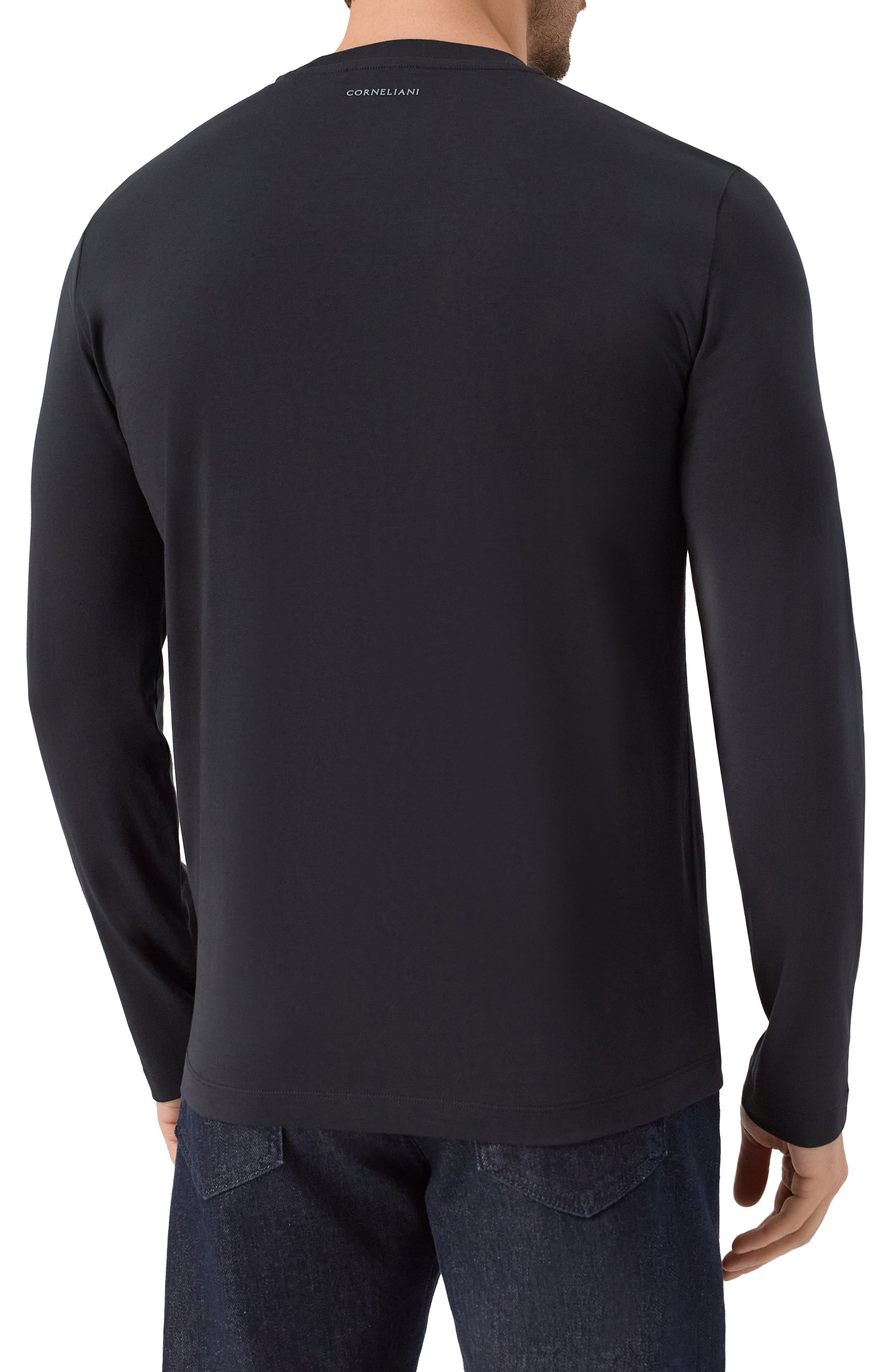 Хлопковый лонгслив CORNELIANI, арт. 26G570-2625022, фото 4