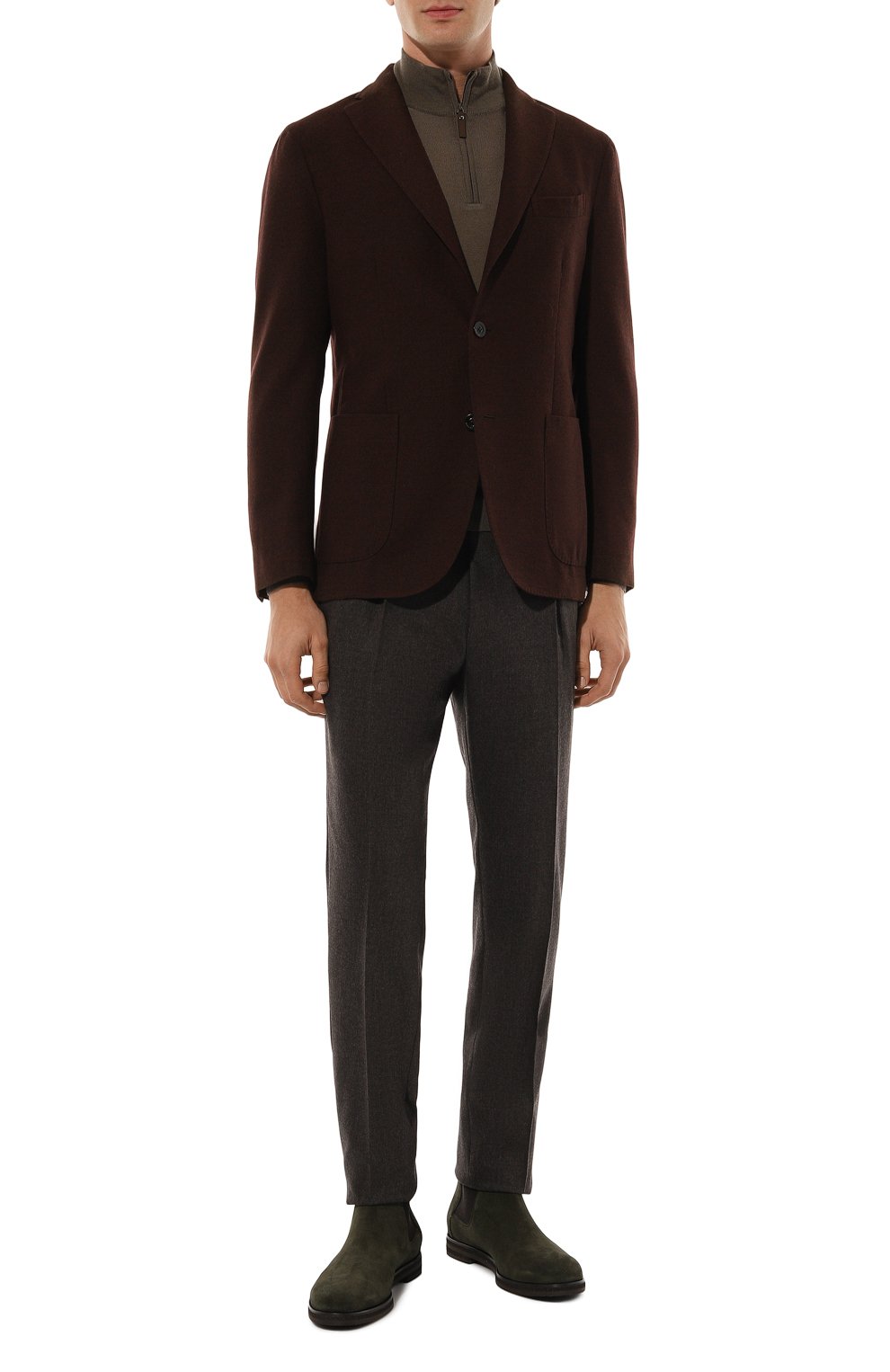 Брюки из шерсти и кашемира CORNELIANI, арт. 945B03-9418540, фото 2