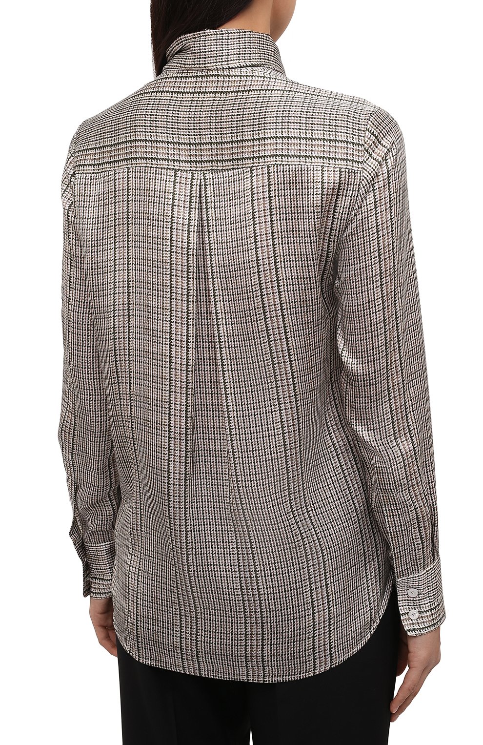 Шелковая блузка KITON, арт. D38455K0587A, фото 4
