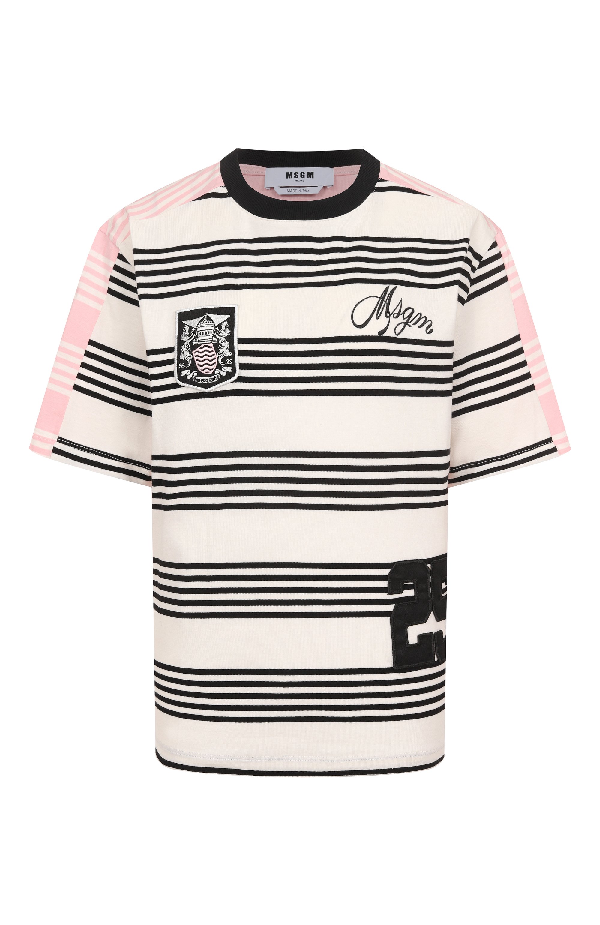 Хлопковая футболка MSGM, арт. 3841MDM106/257128, фото 1
