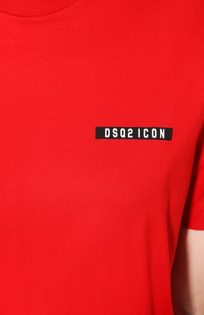 Хлопковая футболка DSQUARED2, арт. S80GC0002/S23009, фото 5