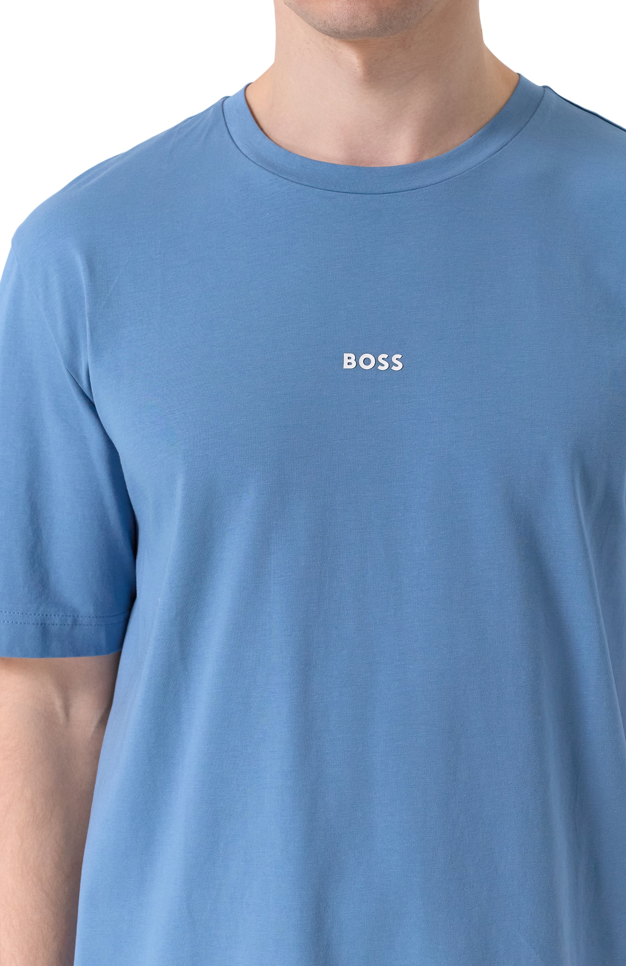 Хлопковая футболка BOSS ORANGE, арт. 50473278, фото 5
