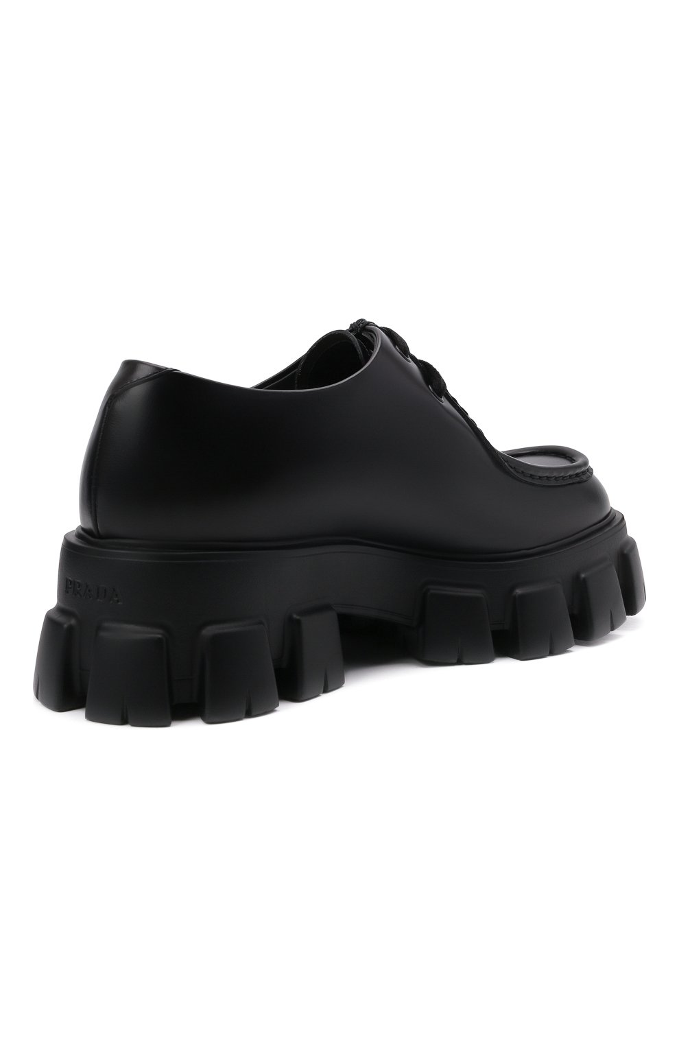 Кожаные дерби PRADA, арт. 2EE355-B4L-F0002, фото 4