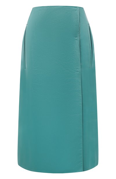 Женская кожаная юбка PRADA, арт. 51807-1ZFE-F0363