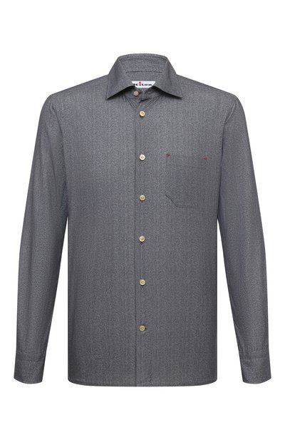 Мужская хлопковая рубашка KITON, арт. UMCNERH0908604