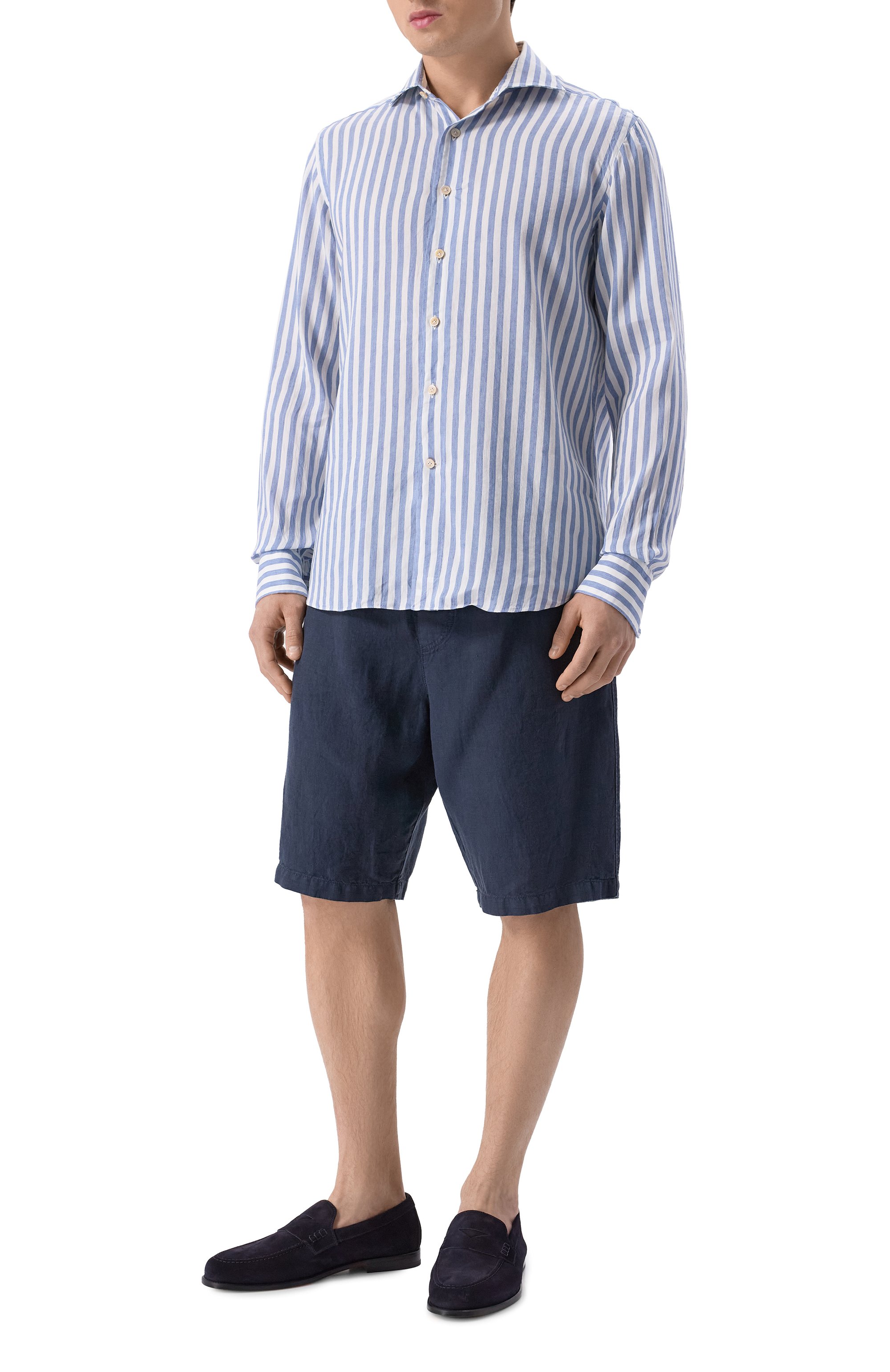 Замшевые пенни-лоферы DOUCAL'S, арт. DU3397MARIUY009N, фото 2