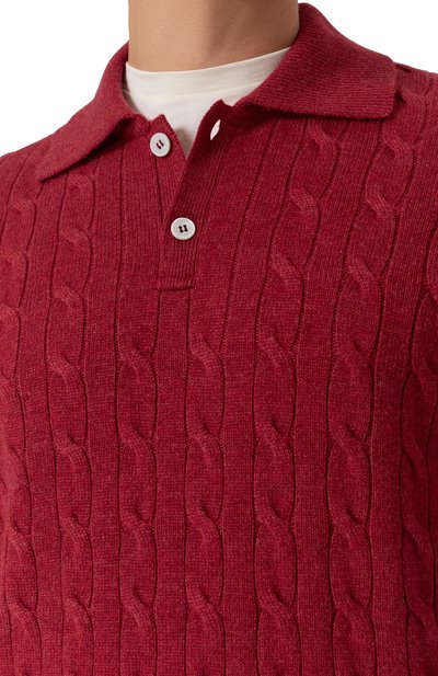 Кашемировое поло BRUNELLO CUCINELLI, арт. M22707205, фото 5