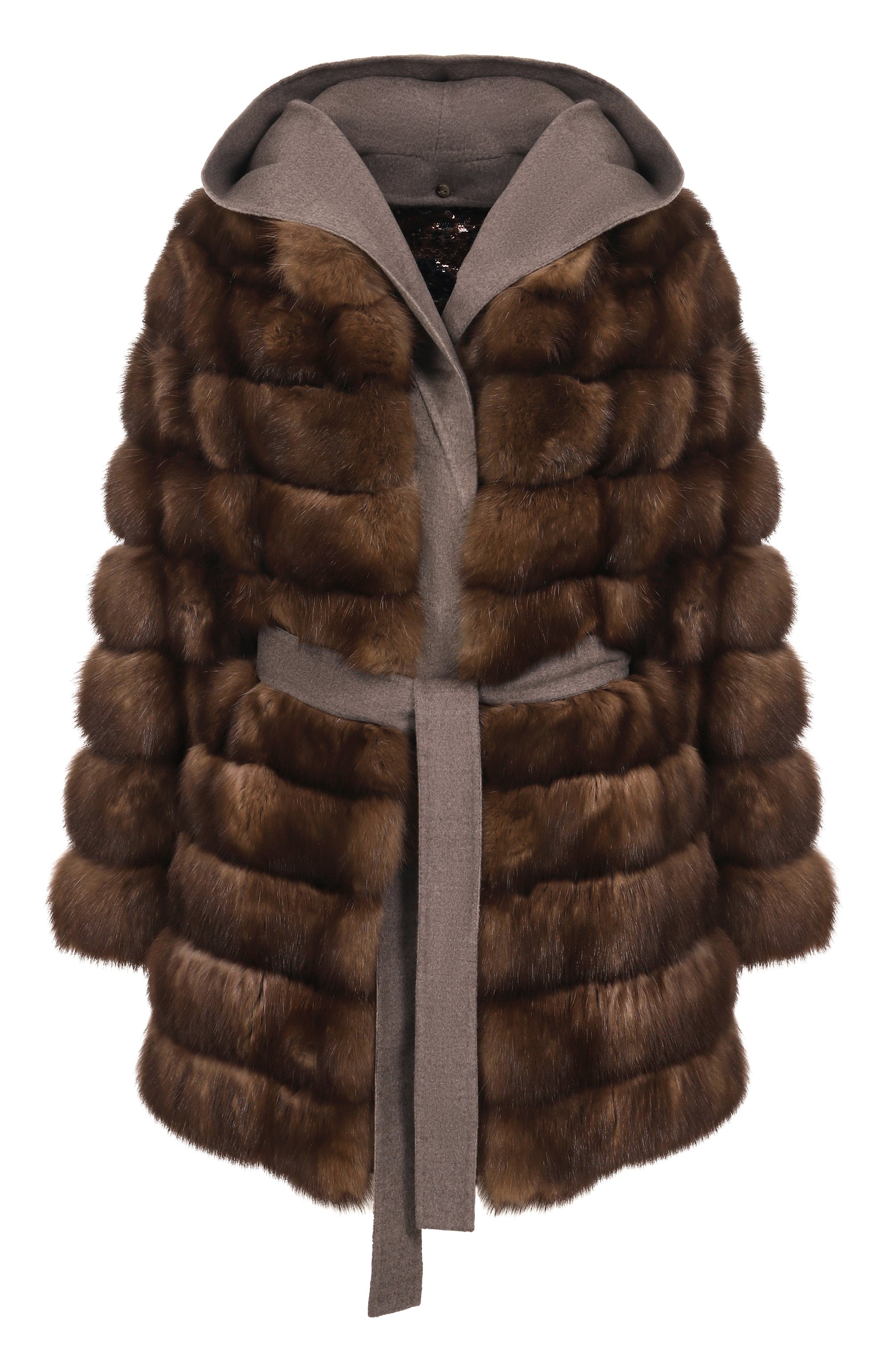 Шуба из соболя MANZONI24, арт. 25M1239-ZDB1, фото 1