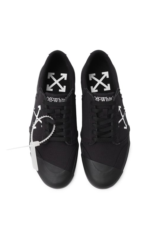 Текстильные кеды Vulcanized Undercut Off-White 0MIA2A2F25FAB0011001 Чёрный  0MIA2A2F25FAB0011001 Фото 5