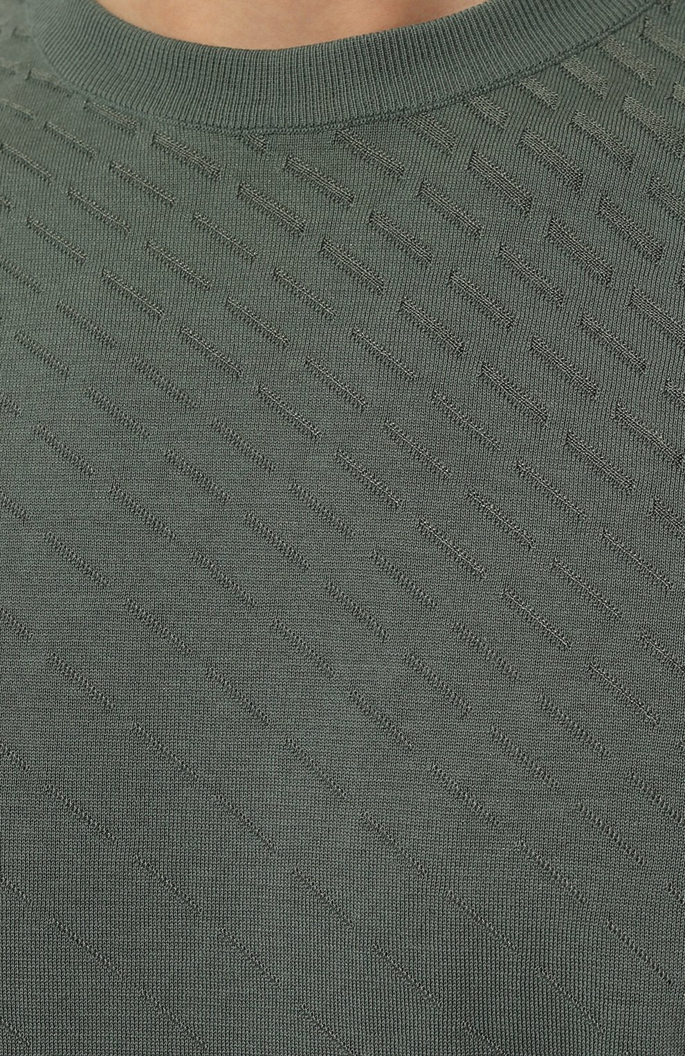 Хлопковый джемпер STEFANO RICCI зеленого цвета по цене 115000 руб., арт. K616303G10/F23213, фото 5 Хлопковый джемпер STEFANO RICCI, арт. K616303G10/F23213, фото 5