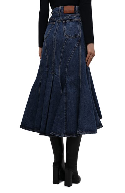 Джинсовая юбка ALEXANDER MCQUEEN, арт. 687394/QMABP, фото 4