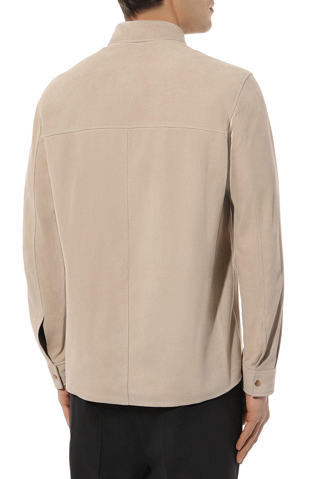 Замшевая рубашка AGNONA, арт. PD06U1E, фото 4