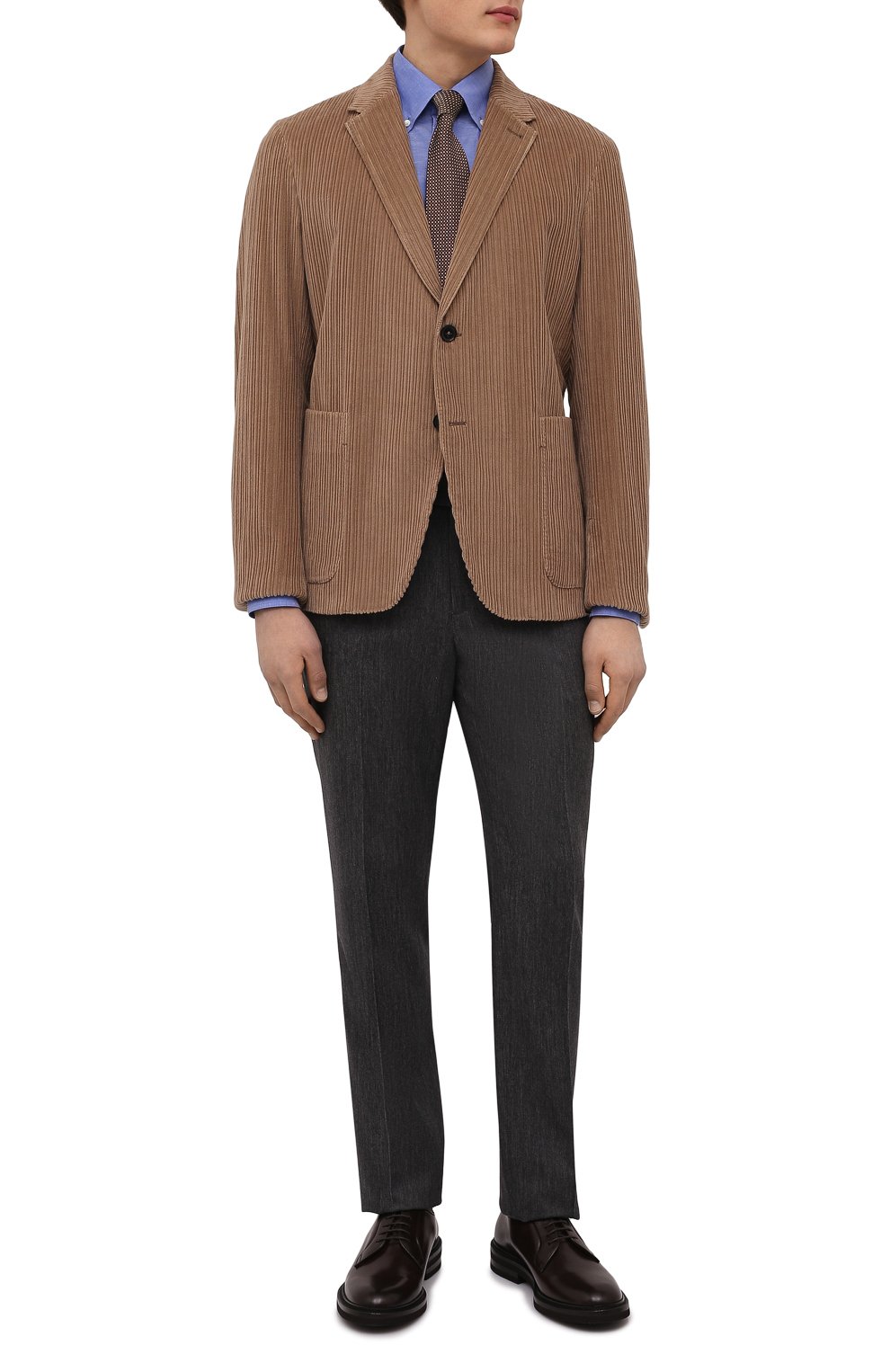 Сорочка изо льна и хлопка BRIONI, арт. RCB80M/P106C, фото 2