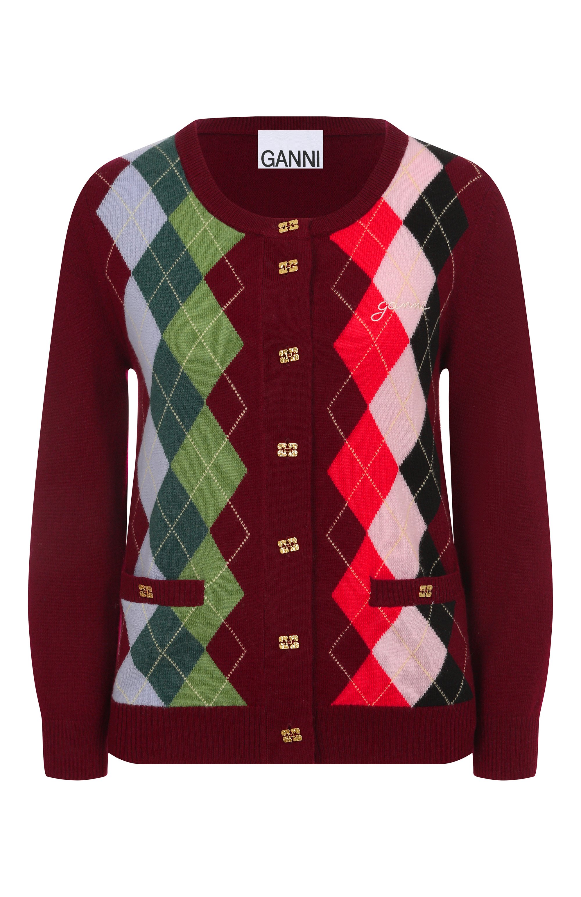 Кардиган из шерсти и кашемира GANNI, арт. K2532, фото 1