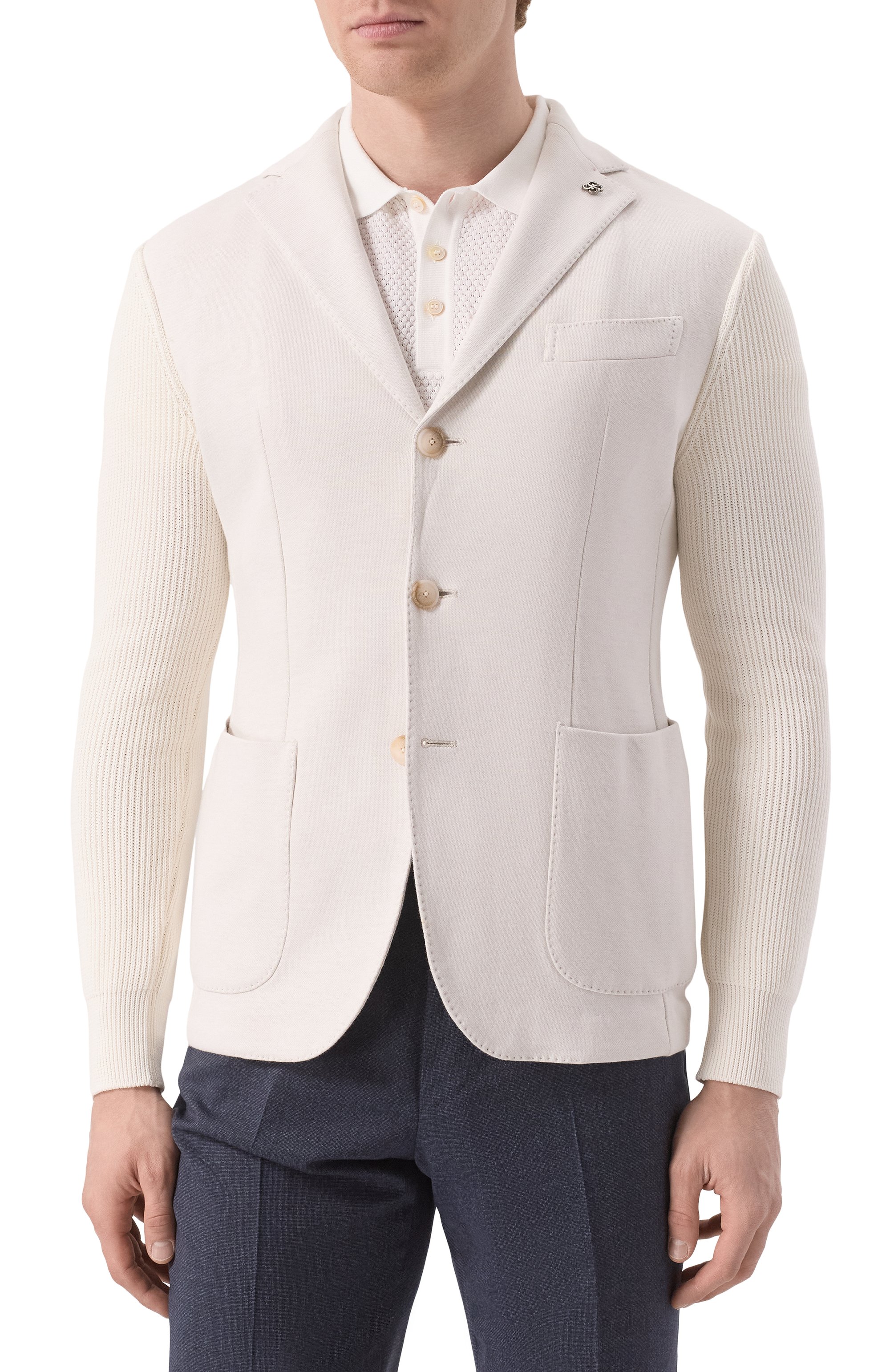 Хлопковый пиджак GRAN SASSO, арт. 23133/76012, фото 10