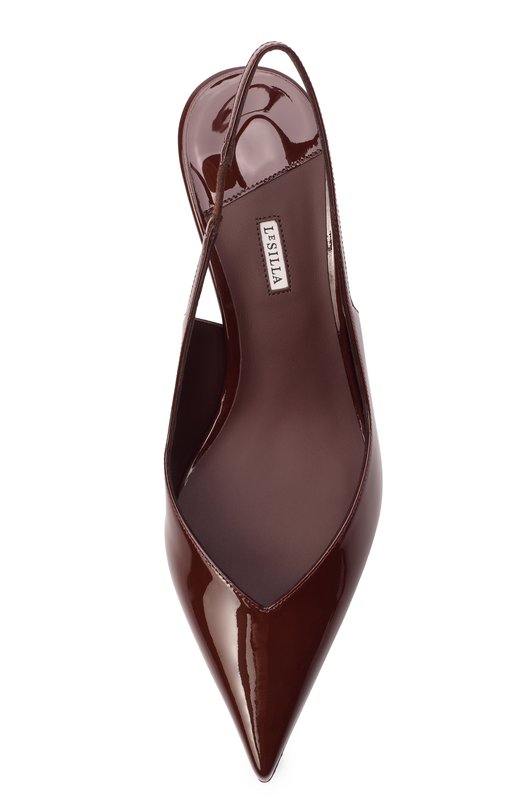 Кожаные туфли Vivienne 60 Le Silla 4206D060BXPPGSM Коричневый  4206D060BXPPGSM Фото 6