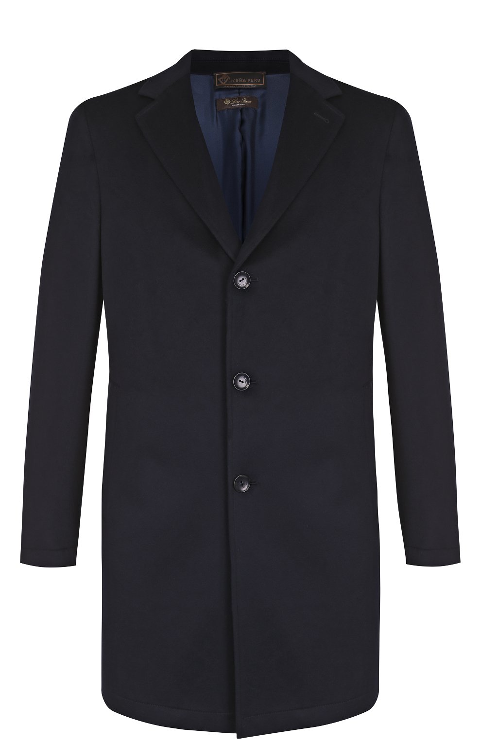 Однобортное пальто из шерсти викуньи LORO PIANA, арт. FAG4533, фото 1