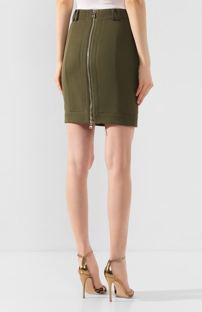 Шерстяная юбка BALMAIN, арт. TF14306/167L, фото 4