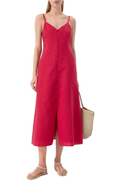 Платье изо льна и хлопка PAIGE, арт. 1D16L17-J231, фото 2