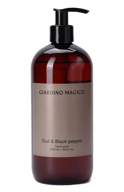 Женского жидкое мыло для рук oud &amp; black pepper (500ml)  GIARDINO MAGICO, арт. 4660222280602