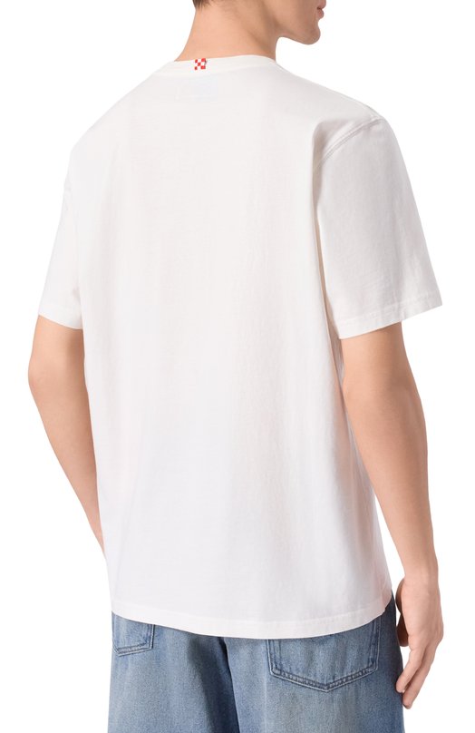 Хлопковая футболка MC2 Saint Barth C0NR0001-02655I/C0NN0R Белый  C0NR0001-02655I/C0NN0R Фото 4