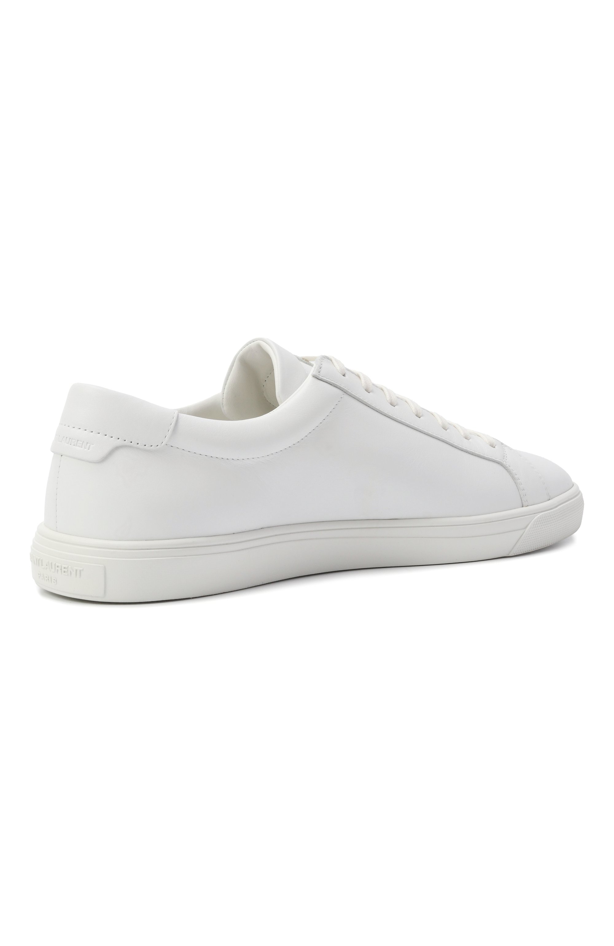 Кожаные кеды andy SAINT LAURENT, арт. 606833/0M500, фото 5