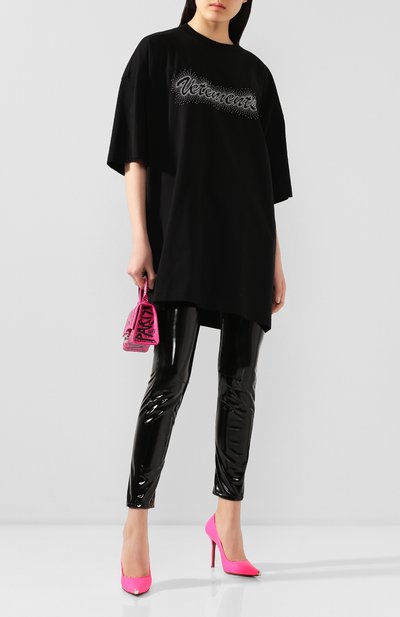 Хлопковая футболка VETEMENTS, арт. SS20TR420 1612/W/BLACK, фото 2